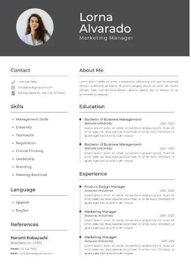Latest CV Design